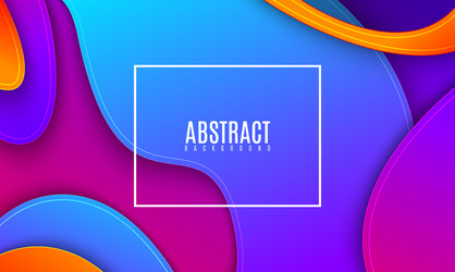 Abstract Colorful Wavy Gradient Background vector image