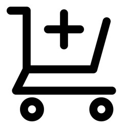 add to cart include products in shopping list vector image