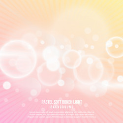 abstract pink background with bokeh effect vector image