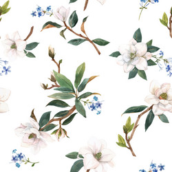 beautiful seamless pattern with hand drawn Vector Image