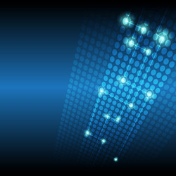 Digital Network Technology Background vector image