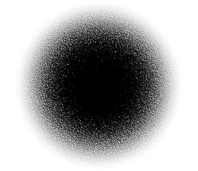 random circles dots halftone pattern pointillist vector image