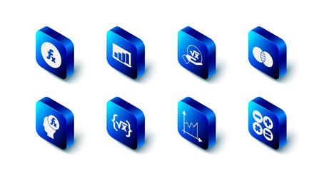 set laptop with graph chart square root of x vector image