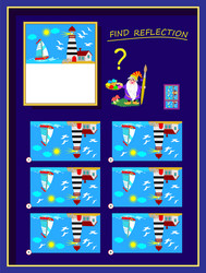 logic puzzle game for smartest help artist vector image