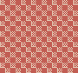 checker pattern in red vector image