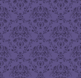 seamless baroque pattern vector