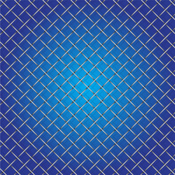 iron wire mesh and shadow on blue background vector image