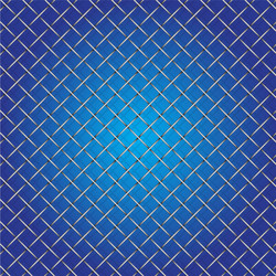 iron wire mesh and shadow on blue background vector