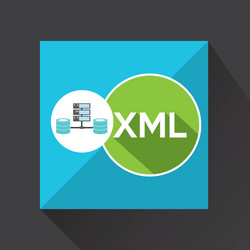 xml language data base storage vector image