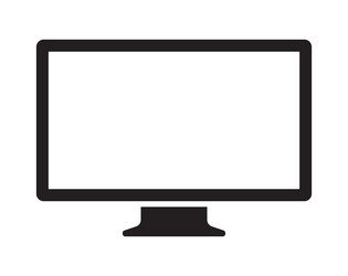 modern computer display vector image