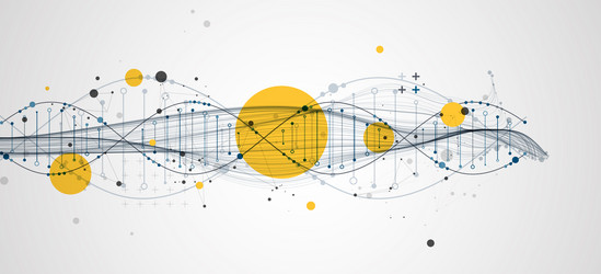 Abstract DNA Helix Background vector image