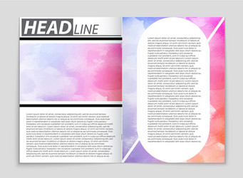 abstract layout background set for art vector image