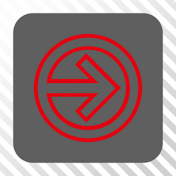 import rounded square button vector image
