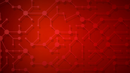 abstract background of connecting lines and dots vector image