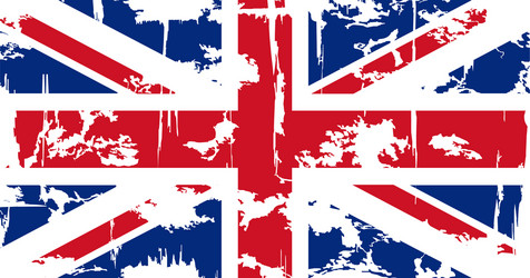 Uk soccer flag Royalty Free Vector Image - VectorStock