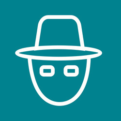 hacker mask vector image