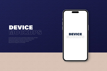 smartphone mockup fully editable file replaceable vector image