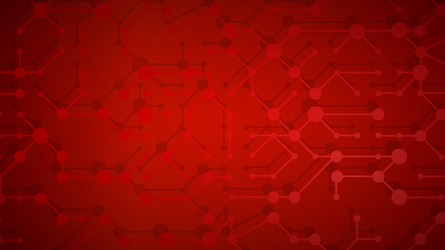 abstract background of connecting lines and dots vector image