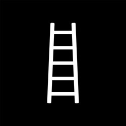 ladder and background vector image