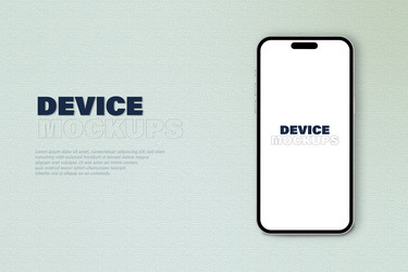 smartphone fully editable file replaceable screen vector image
