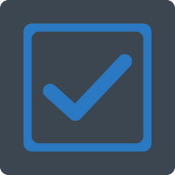 checkbox icon vector image