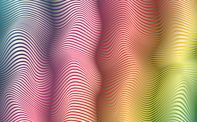 Psychedelic Line Pattern vector image