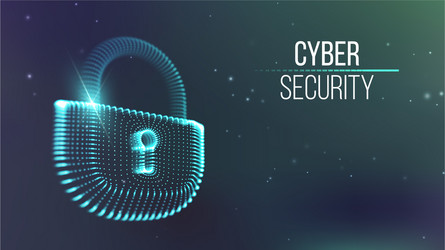 Cybersecurity Network Background vector image