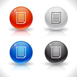 Modern Website Buttons - Abstract Style vector image