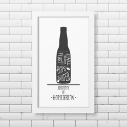 typographical background in the realistic square vector image