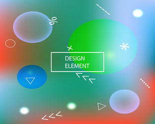 magic backdrop from blurry patterns vector image