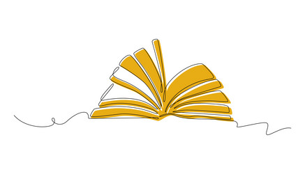 drawing an open book vector illustration © Andrei Doll