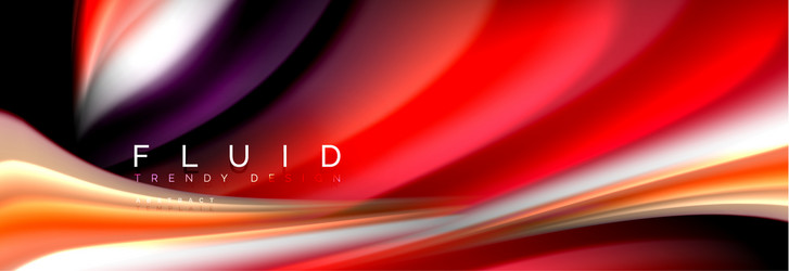 abstract wave line water 3d background vector image