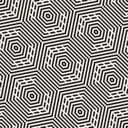 Hexagonal Lattice Pattern vector image
