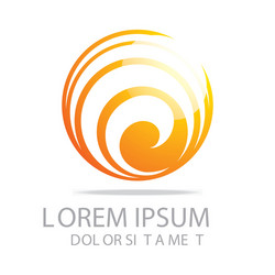 idea imagination concept icon circle spin vector image