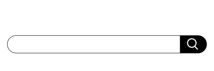 Modern Search Box with Wide Copy Space vector image