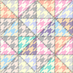 seamless hounds-tooth pattern vector image