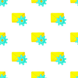 settings of letters pattern seamless vector image