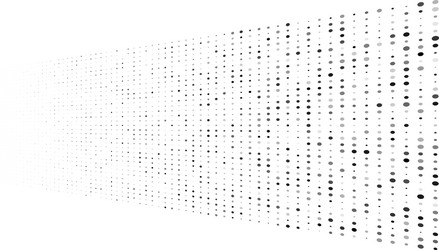 random greyscale grey dots half-tone element vector image