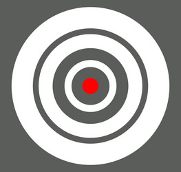 Reticle with bleeding hits Royalty Free Vector Image