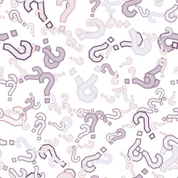 quiz seamless pattern question marks doubt faq vector image