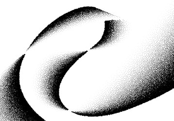 abstract background with wave of scattered dots vector image