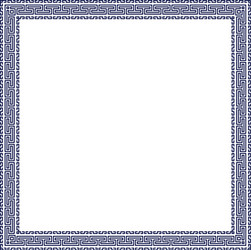 Decorative greek frame vector