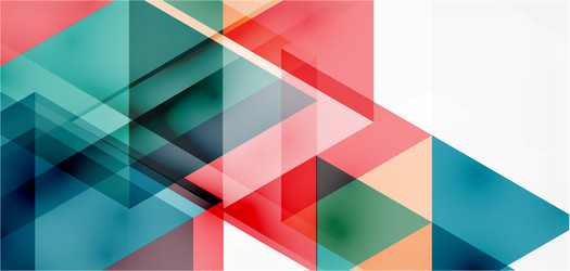 geometric abstract background mosaic triangle vector image