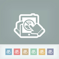 web access data protection vector image