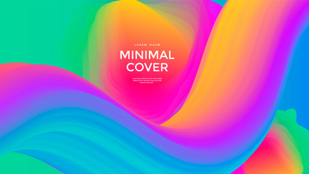 Abstract Fluid Gradient Background vector image