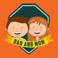 Mom Dad Girl Vector Images (over 15,000)