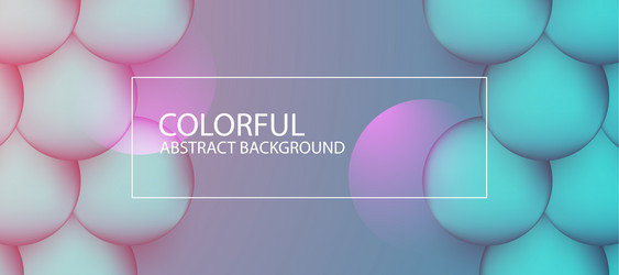 Circle shadows layout of round shapes template Vector Image