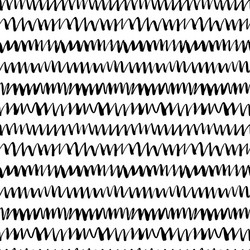 seamless zig zag pattern in doodle style vector