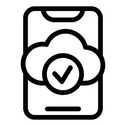 cloud service data storage transferring syncing vector image