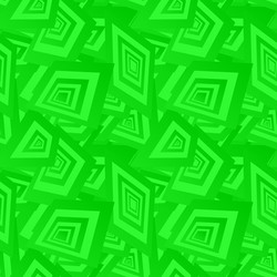 Green seamless rectangle pattern background vector